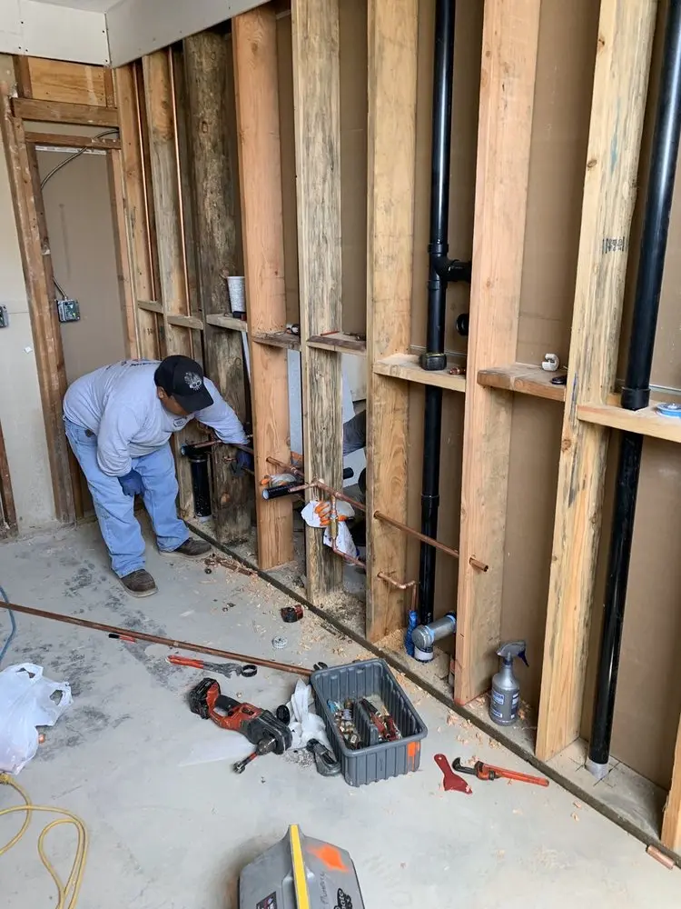 Commercial rough-in plumbing for Gas Line Repair in Rockdale